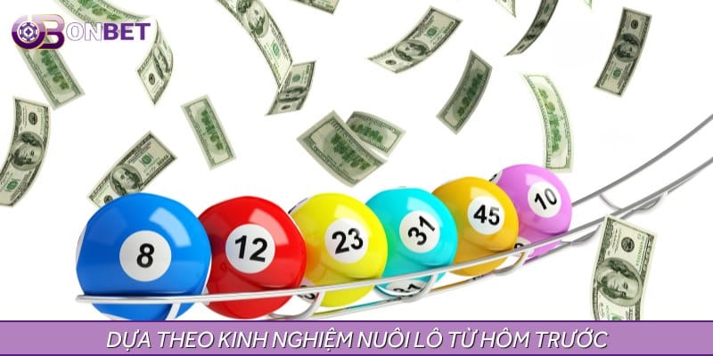 Dựa theo kinh nghiệm nuôi lô từ hôm trước Dựa theo kinh nghiệm nuôi lô từ hôm trước