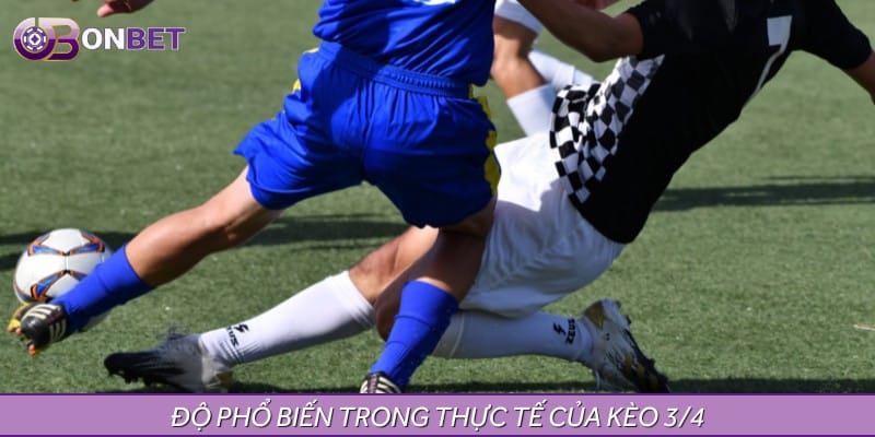 Độ phổ biến trong thực tế của kèo 3/4