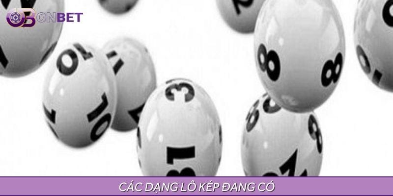 Các dạng lô kép thường gặp Các dạng lô kép thường gặp