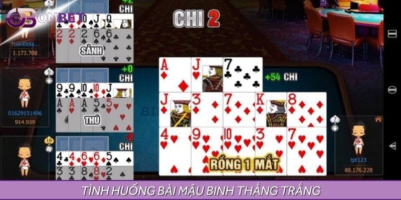 Những trường hợp bài mậu binh ONBET thắng mà không cần xếp chi Những trường hợp bài mậu binh ONBET thắng mà không cần xếp chi